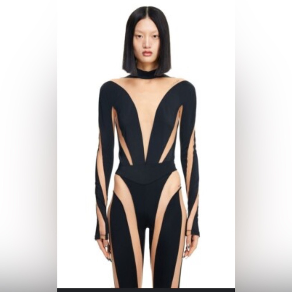 Mugler H&M Bodysuit Top M Medium New - Picture 9 of 12